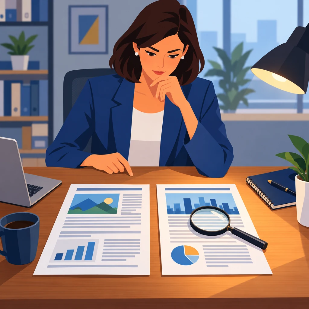 Marketing lead comparing a human-written and AI-generated article to understand how AI checkers work