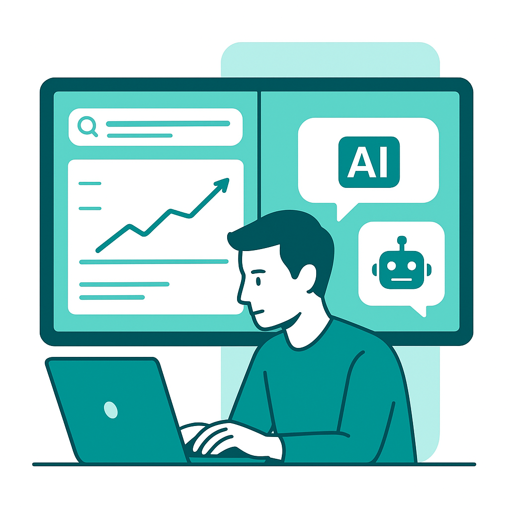 Founder tracking both Google SEO performance and AI search citations in 2026 using affordable tools